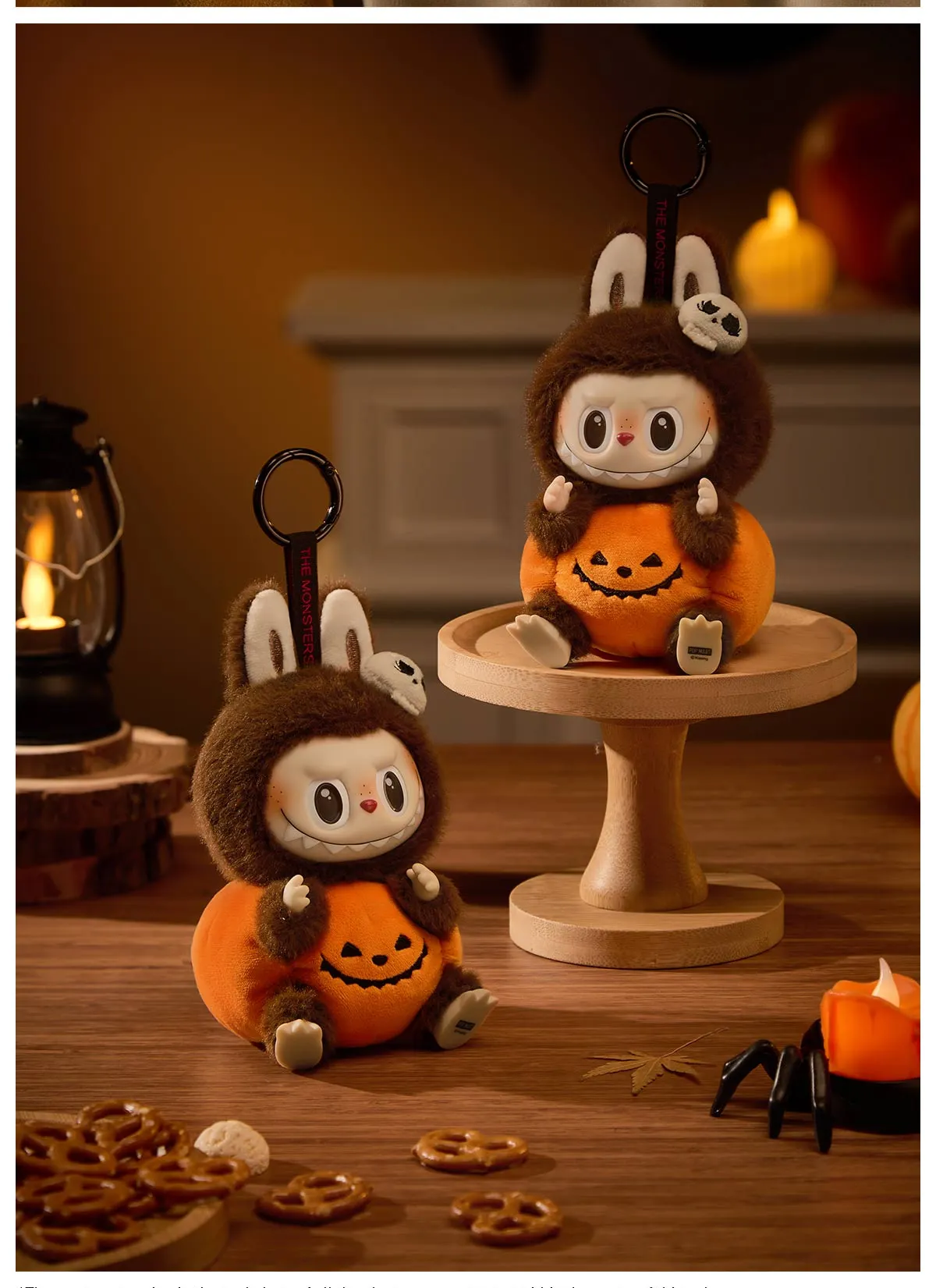 Happy Halloween Party Series - Sitzender Kürbis Vinyl Plüsch Anhänger