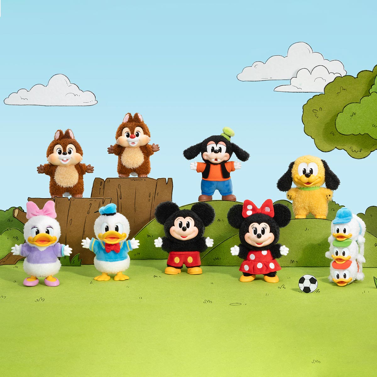 Mickey Familie süß zusammen
