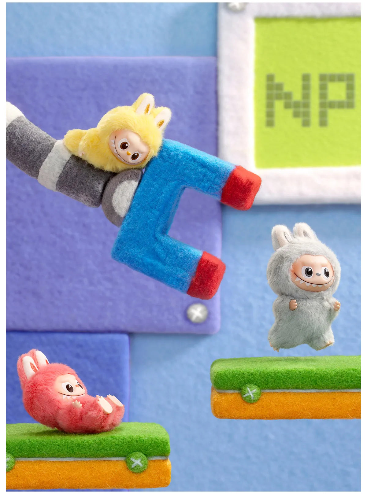 (A-M)THE MONSTER PIN FOR LOVE SERIES - Vinyl Plush Pendant blind box