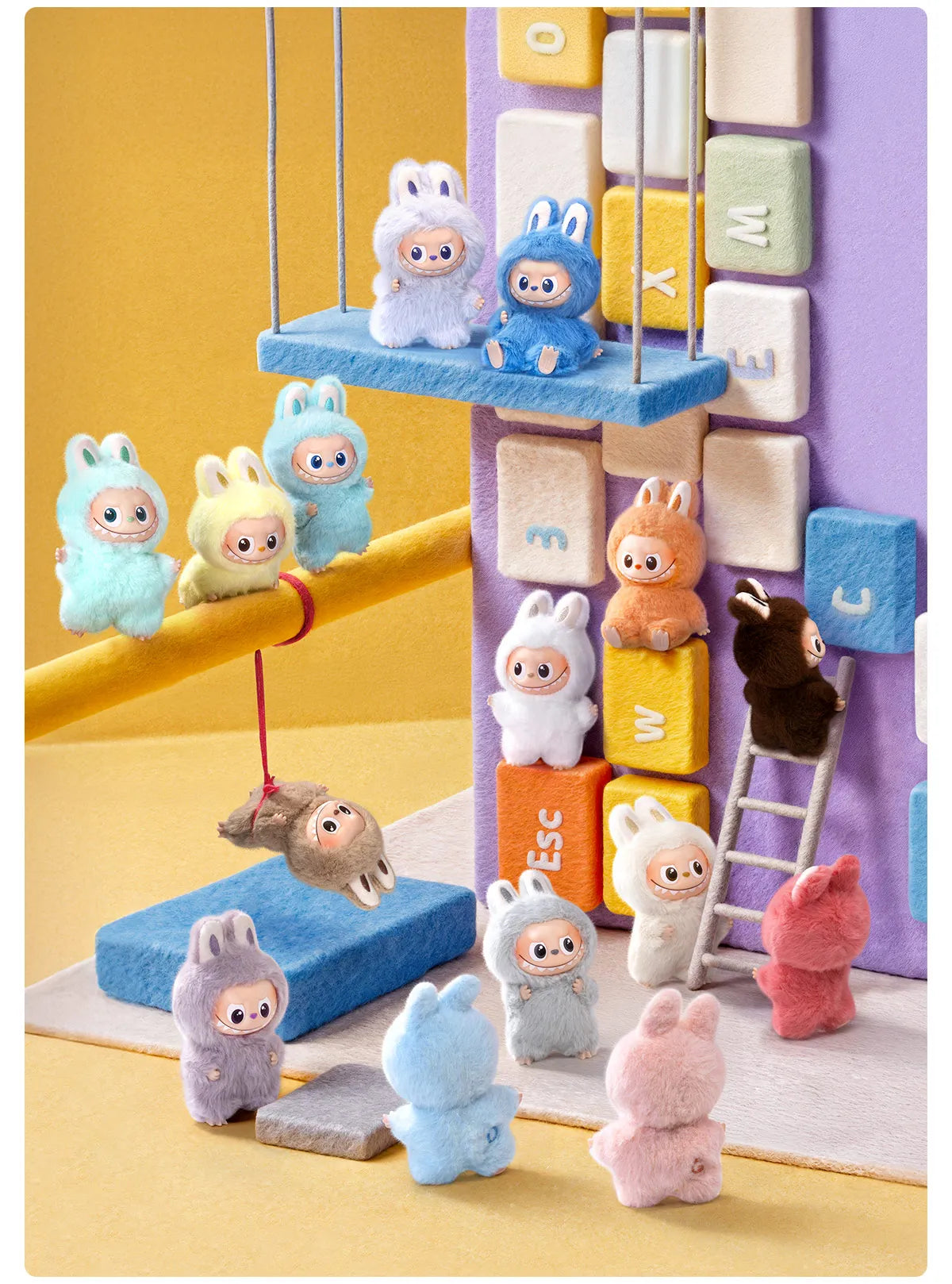 (N-Z)THE MONSTERS PIN FOR LOVE SERIES-Vinyl Plush Pendant Blind Box