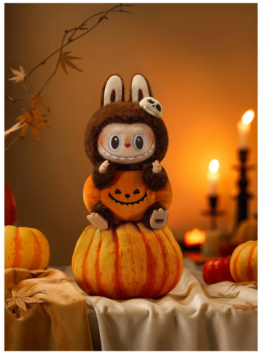 Happy Halloween Party Series-Sitting Pumpkin Vinyl Plush Pendant