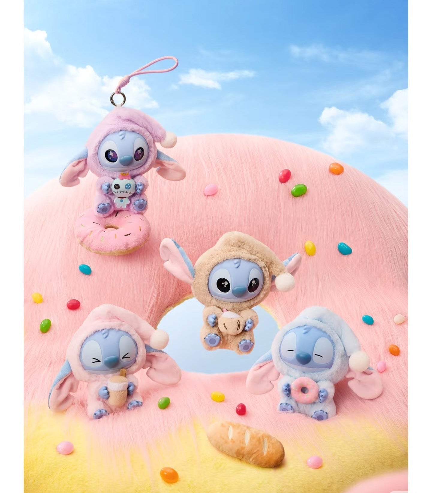 Stitch Eat Something Before Sleep Kollektion Vinyl-Plüschtier-Überraschungsbox