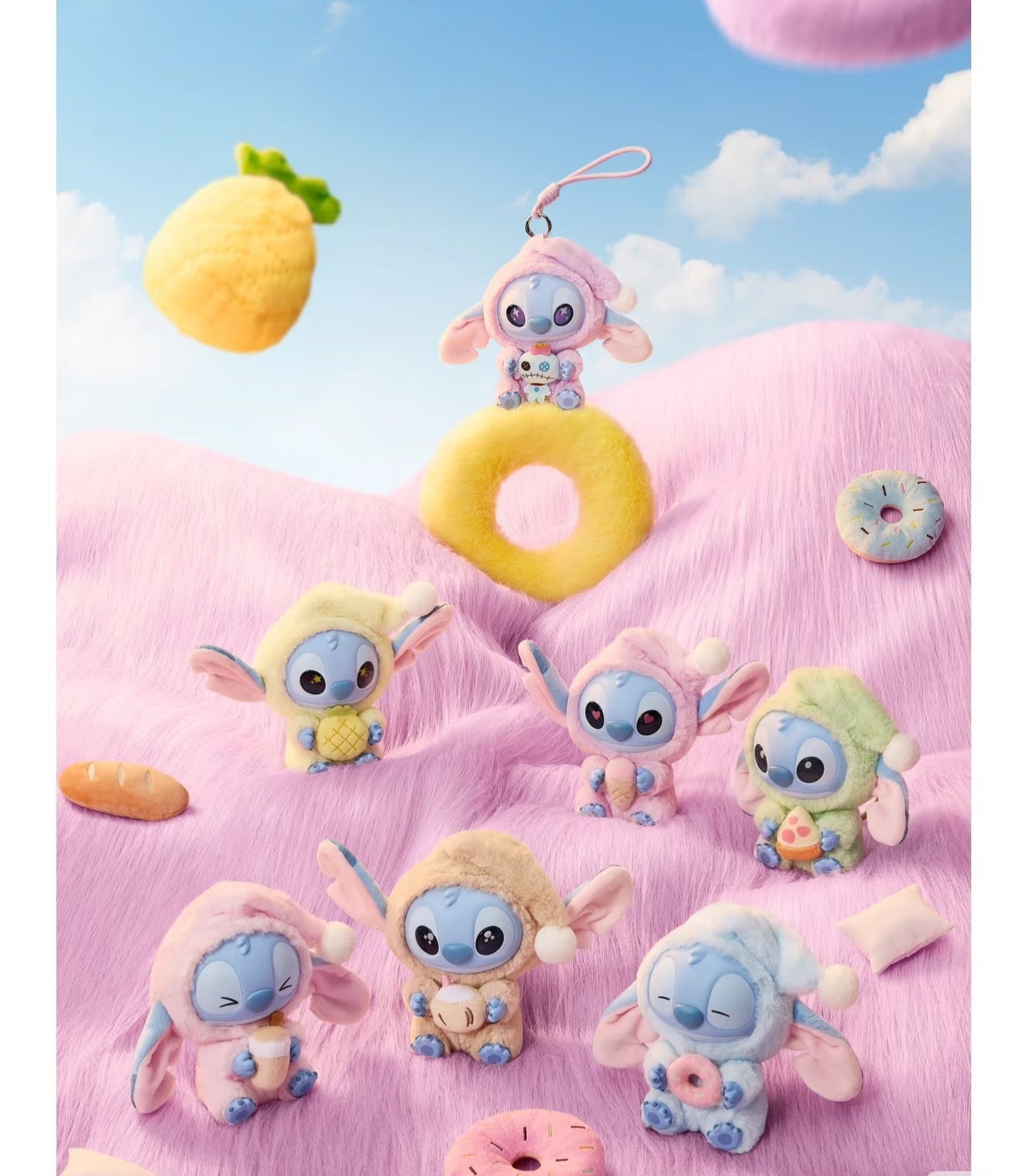 Stitch Eat Something Before Sleep Kollektion Vinyl-Plüschtier-Überraschungsbox