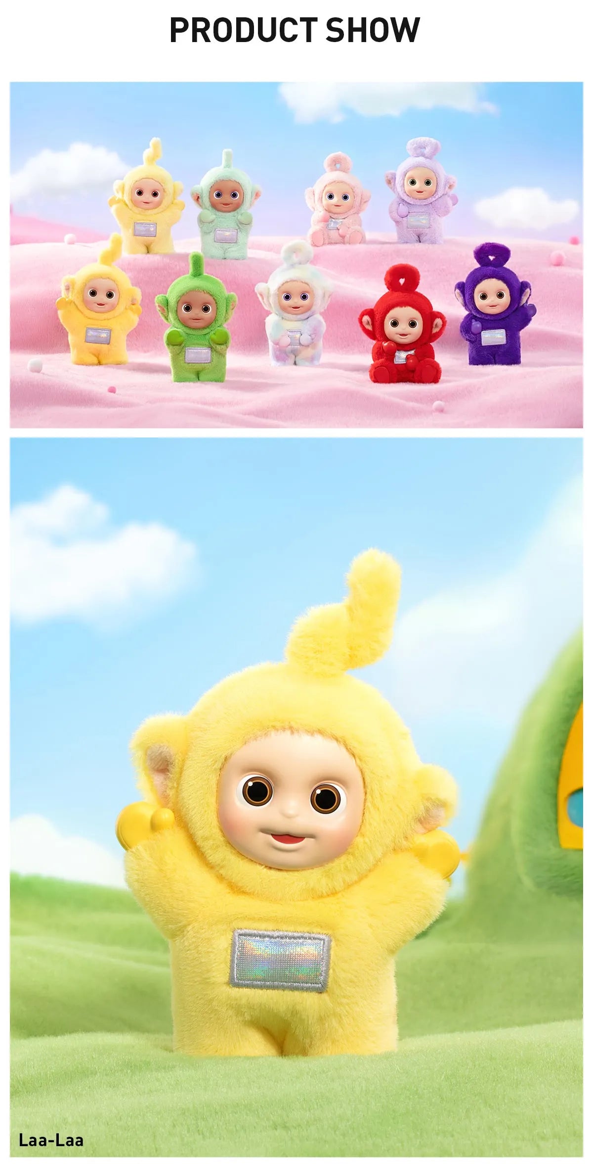 Figuren der Teletubbies Vibrancy-Serie