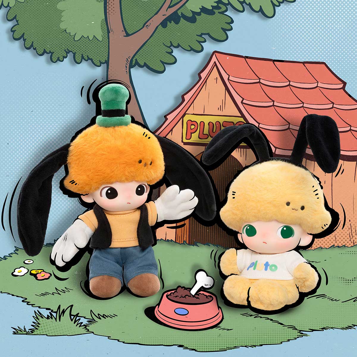 DIMOO WORLD*DISNEY Series-Vinyl Plush Keychain Blind Box