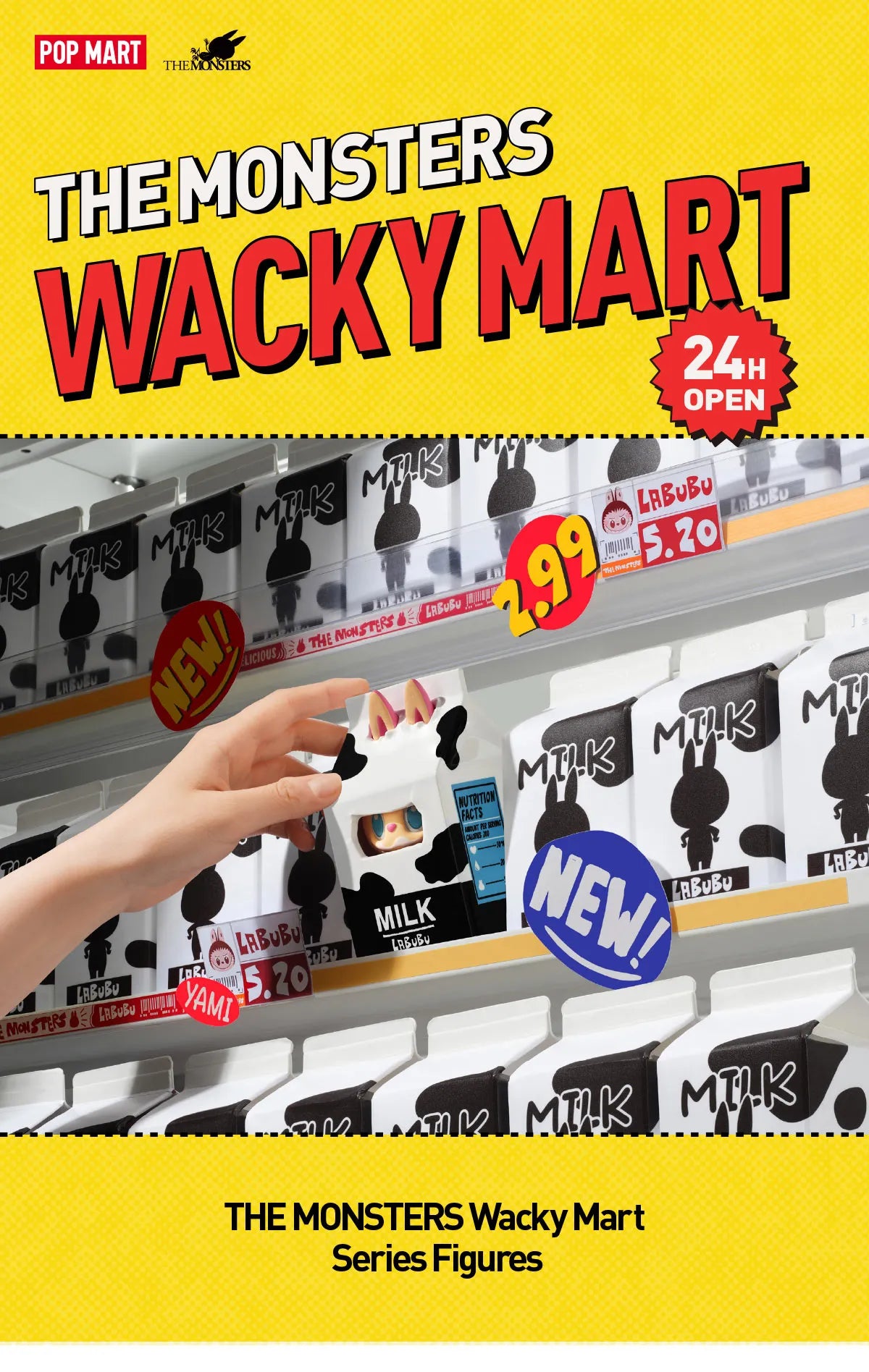DIE MONSTER Wacky Mart Series Figuren