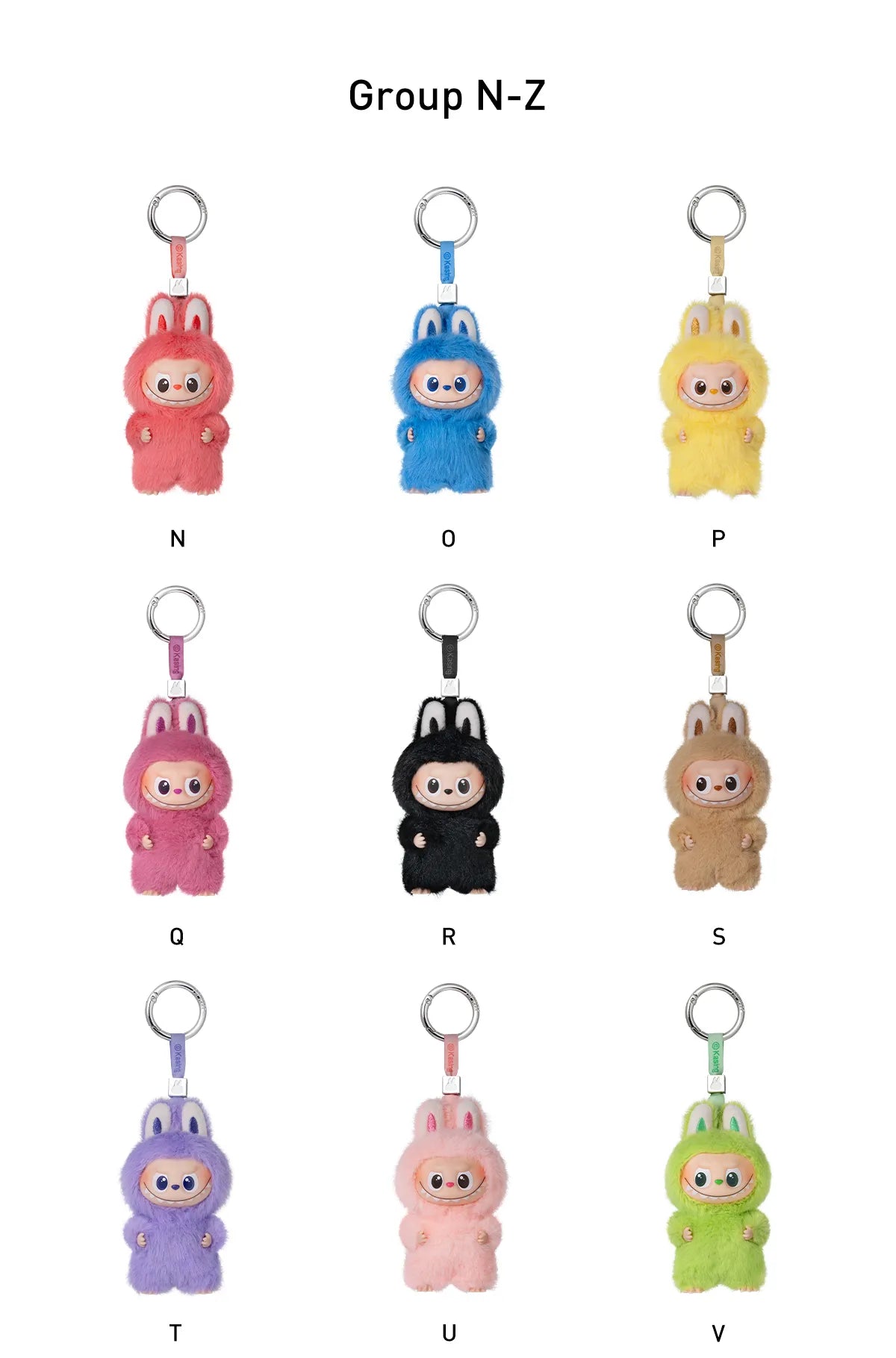 (N-Z)THE MONSTERS PIN FOR LOVE SERIES-Vinyl Plush Pendant Blind Box