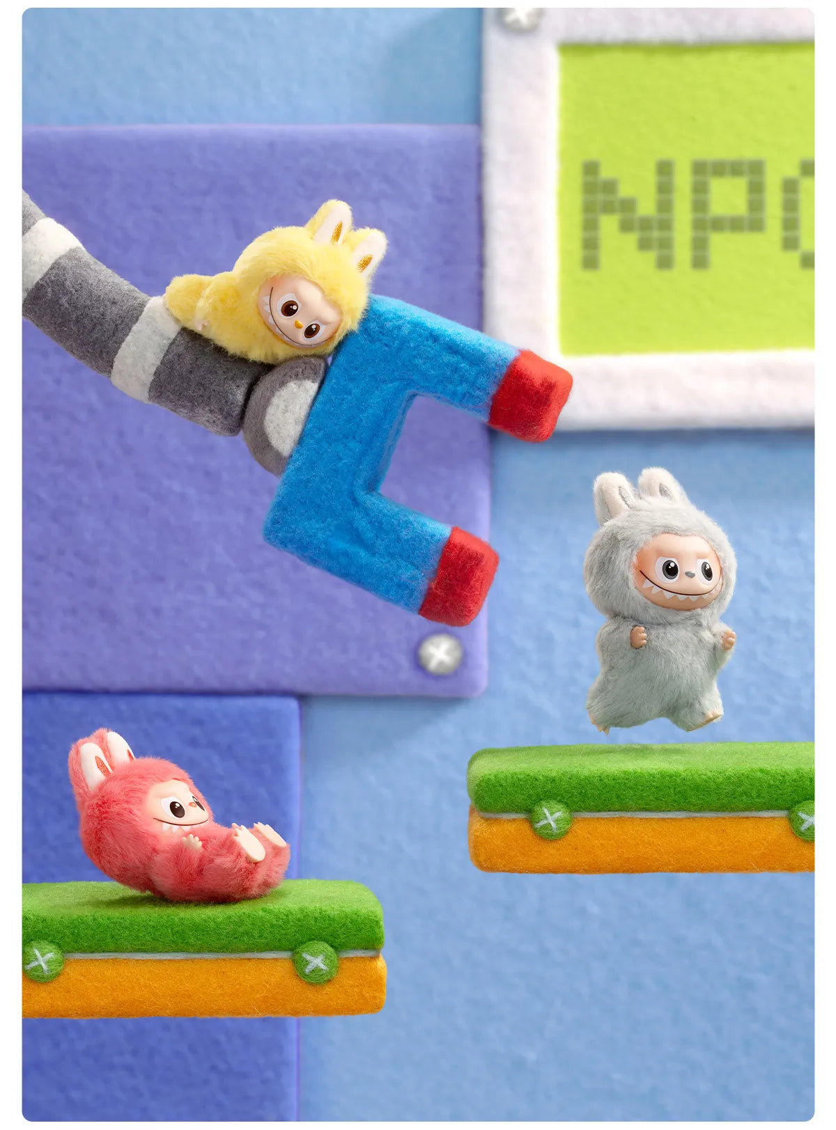 (N-Z)THE MONSTERS PIN FOR LOVE SERIES-Vinyl Plush Pendant Blind Box