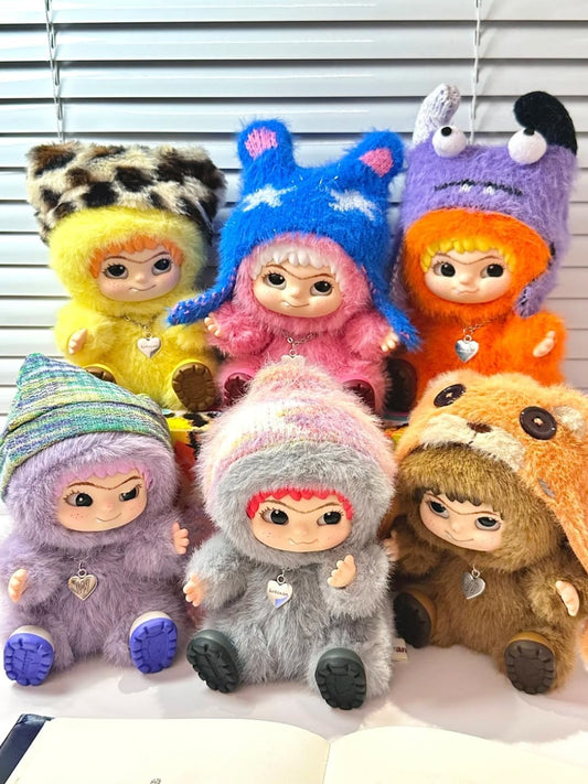Wakuku Fuzzy Trendy Fun Party Series Blind Box  Pendant